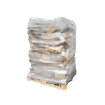 Fardo de lenha seca em secadores - pronta a usar - mistura de folhosas